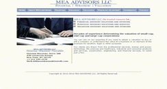 Desktop Screenshot of meaadvisorsllc.com